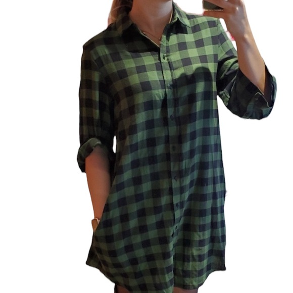 H&M plaid dresd. Size 2.pre owned. - Picture 2 of 6
